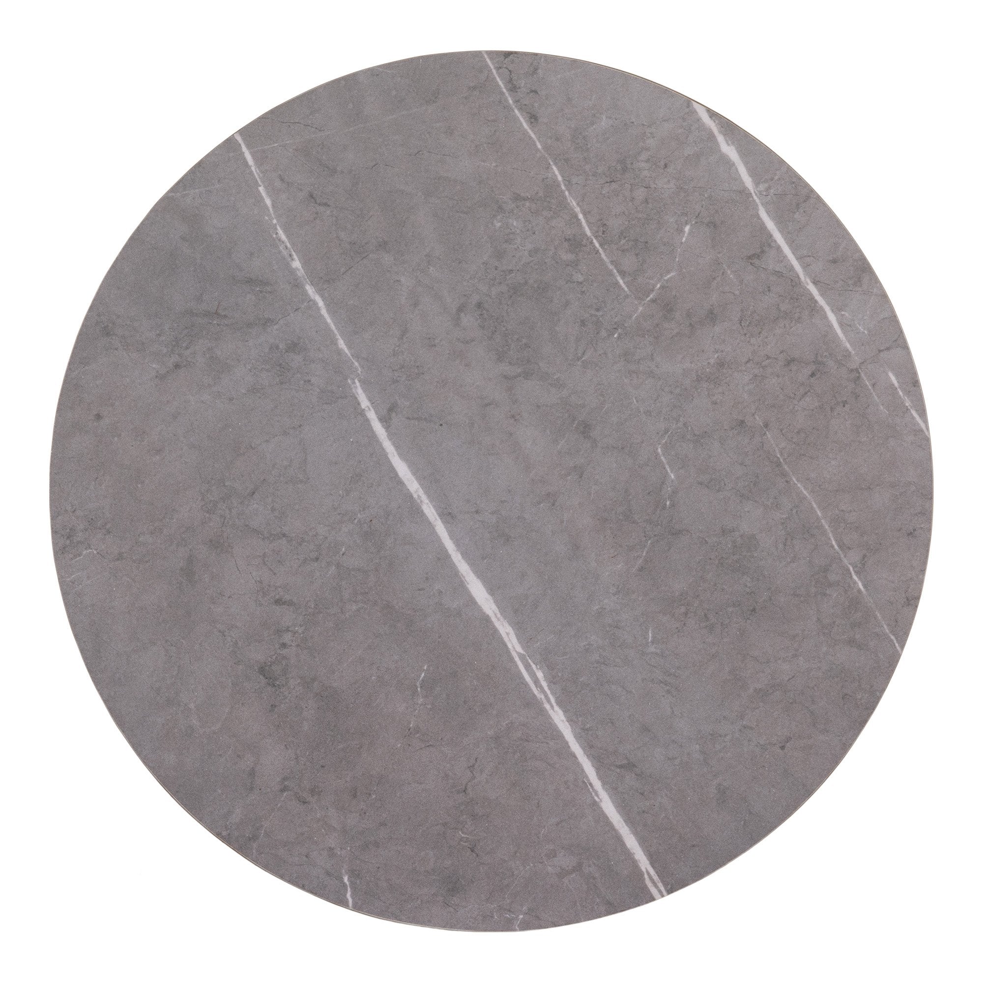 Lazio Side Table - Side table with ceramic table top, grey with black legs, Ø45 cm - House Nordic - Garden Table- Workliving