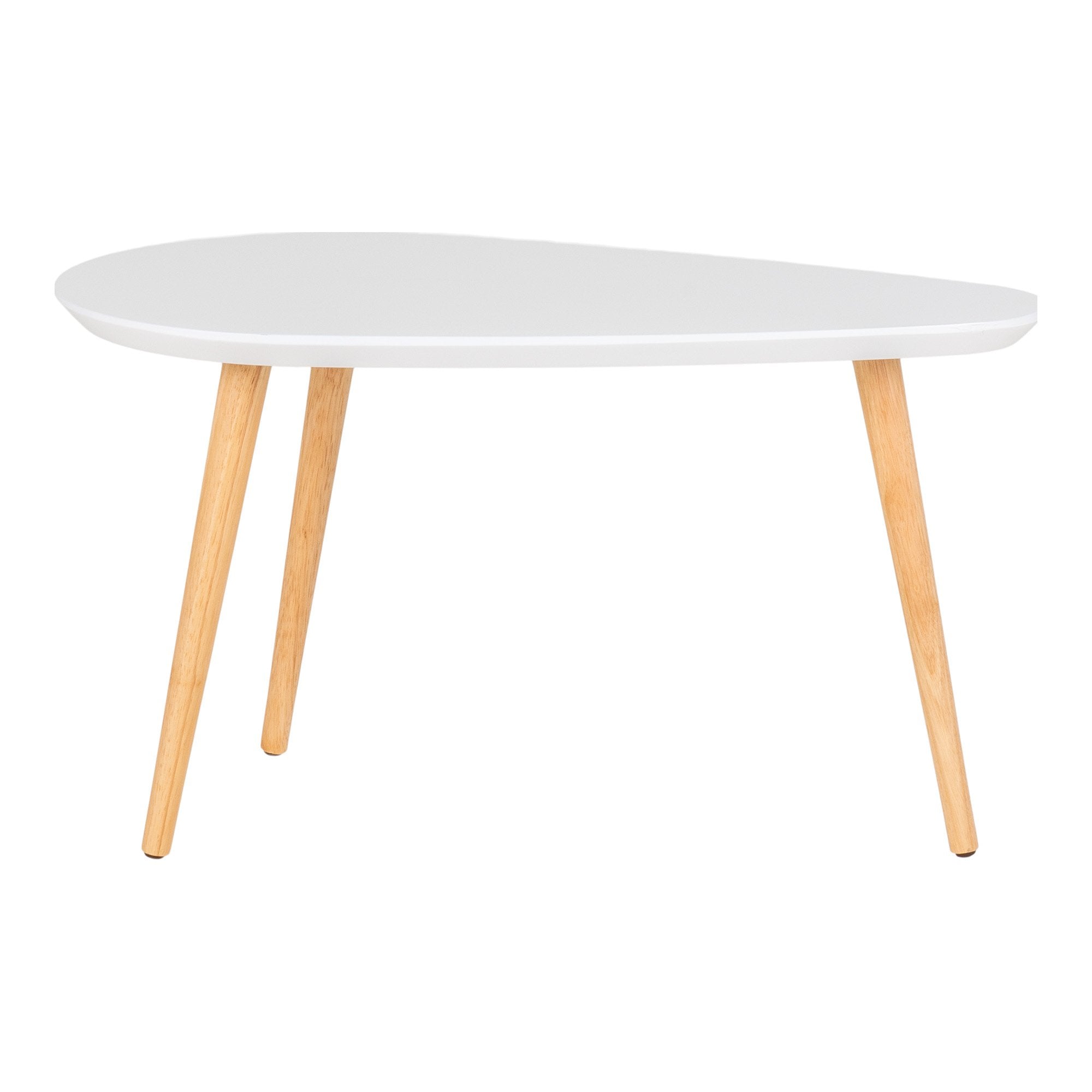 Vado Coffee Table - Coffee Table, white whith natural legs 40x70x40 cm - House Nordic - Coffee Table- Workliving