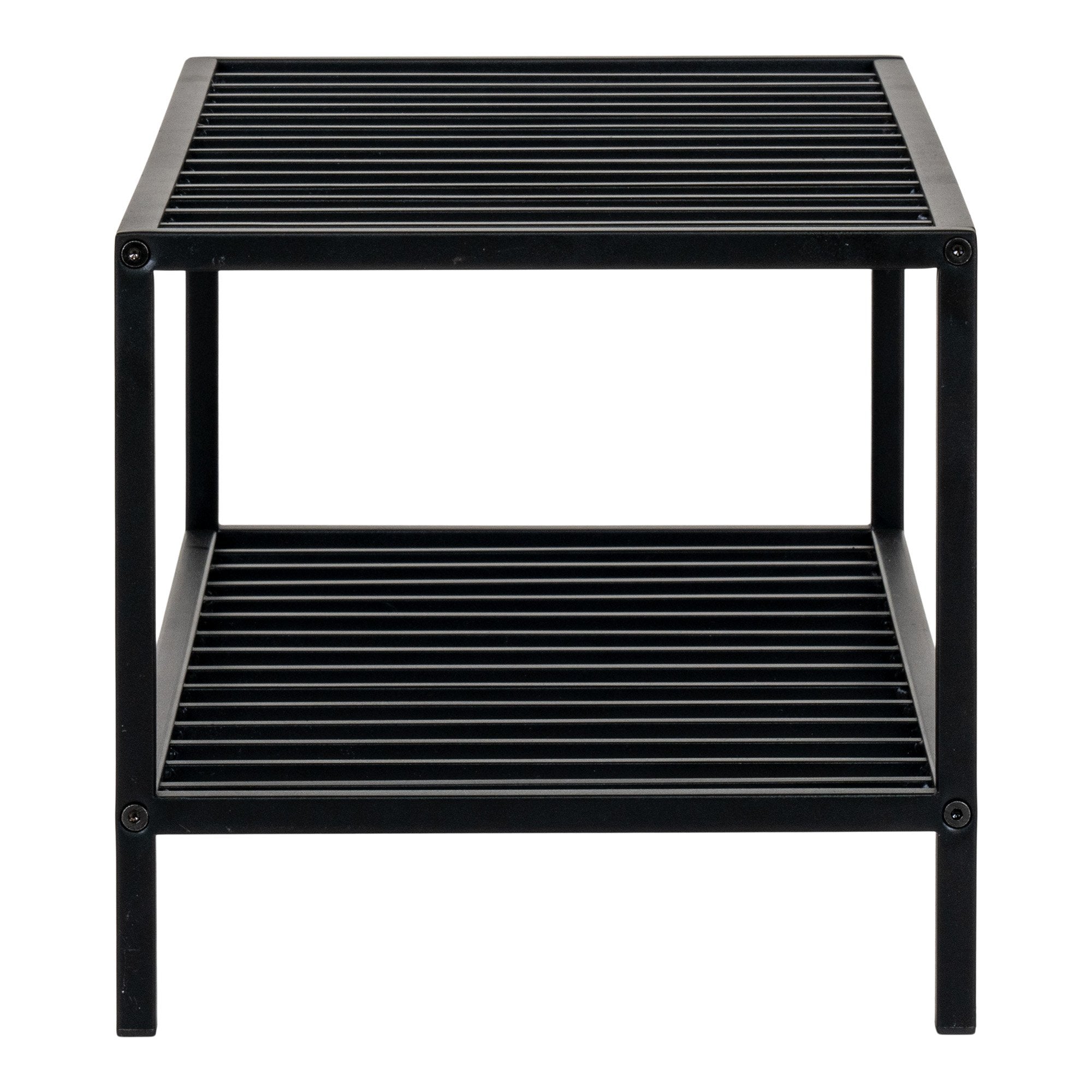Vita Shoe rack - Shoe Rack, 2 shelves, black steel frame 79x34 cm - House Nordic - Shelf- Workliving