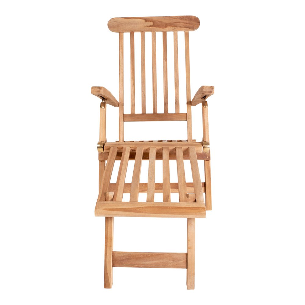 Arrecife Teak Deck Chair - Deck Chair in teak with adjustable back, nature - House Nordic - Sunlounger- Workliving