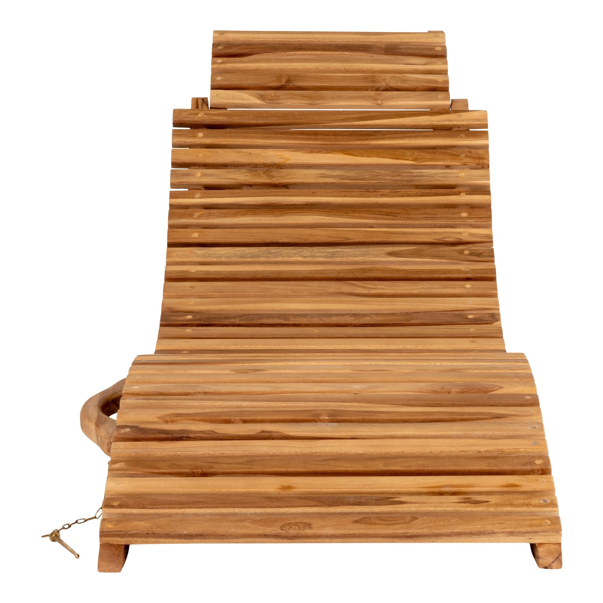 Arrieta Sunlounger - Sunlounger in teak wood, nature - House Nordic - Sunlounger- Workliving