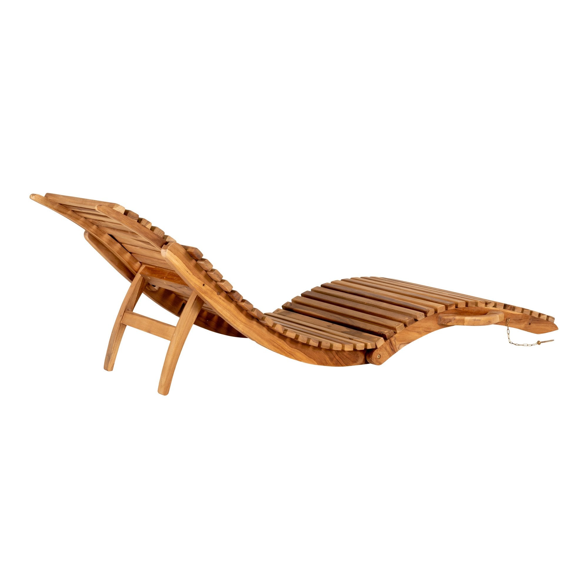 Arrieta Sunlounger - Sunlounger in teak wood, nature - House Nordic - Sunlounger- Workliving