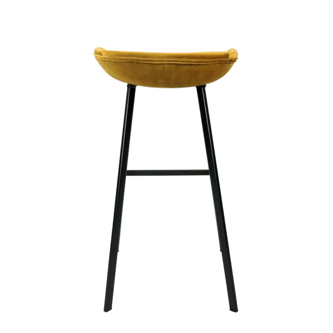 Barkruk Finn Hoog - Velvet goud - Velvet barkrukken