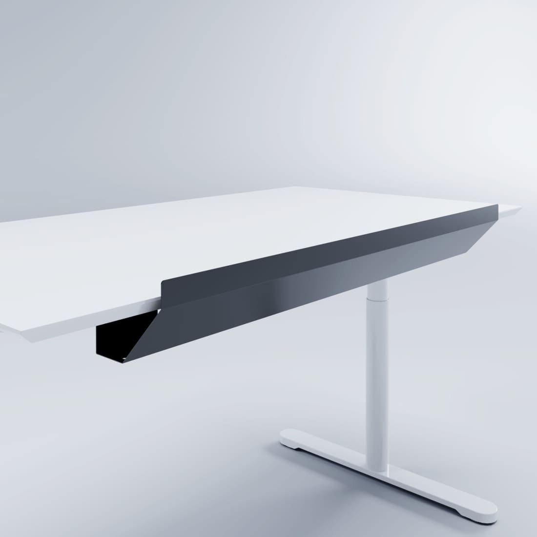Bureau Kabelgoot Easy 110cm Zwart - Kabelgoten