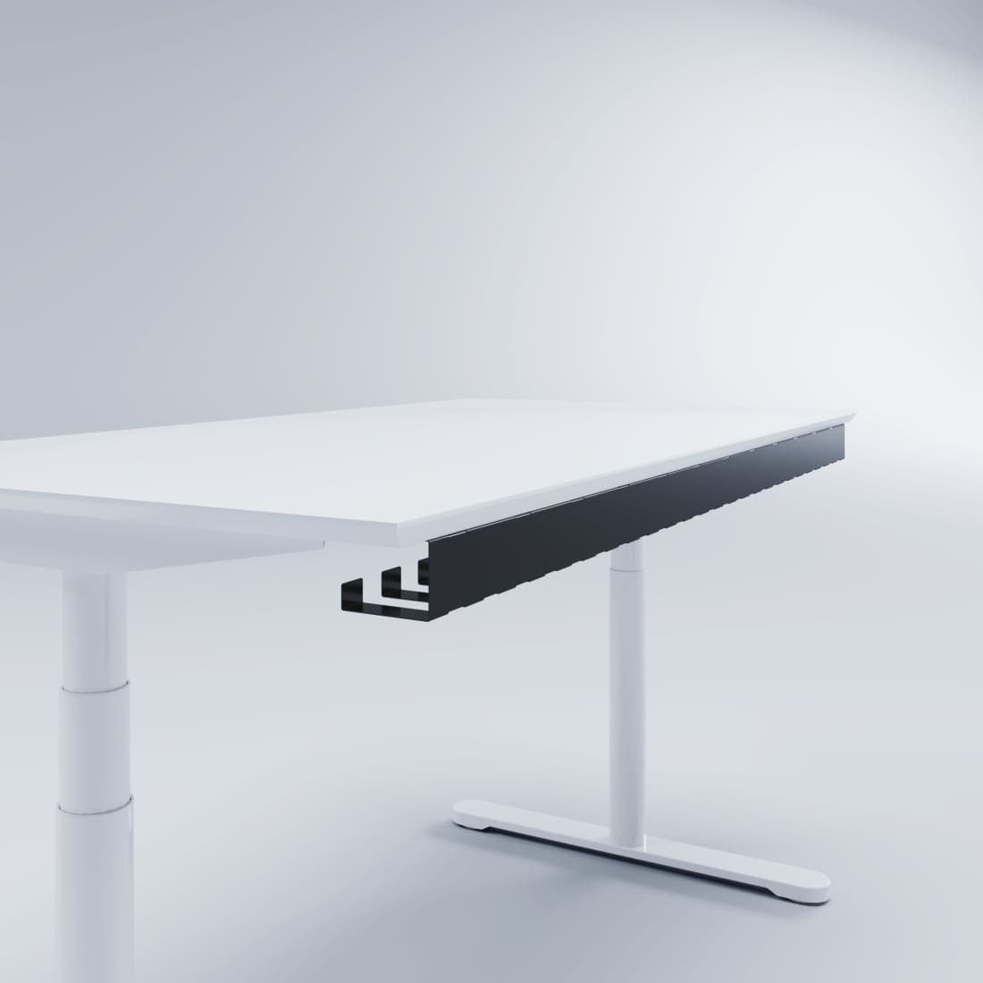 Bureau Kabelgoot Flex 147 cm Zwart - Kabelgoten