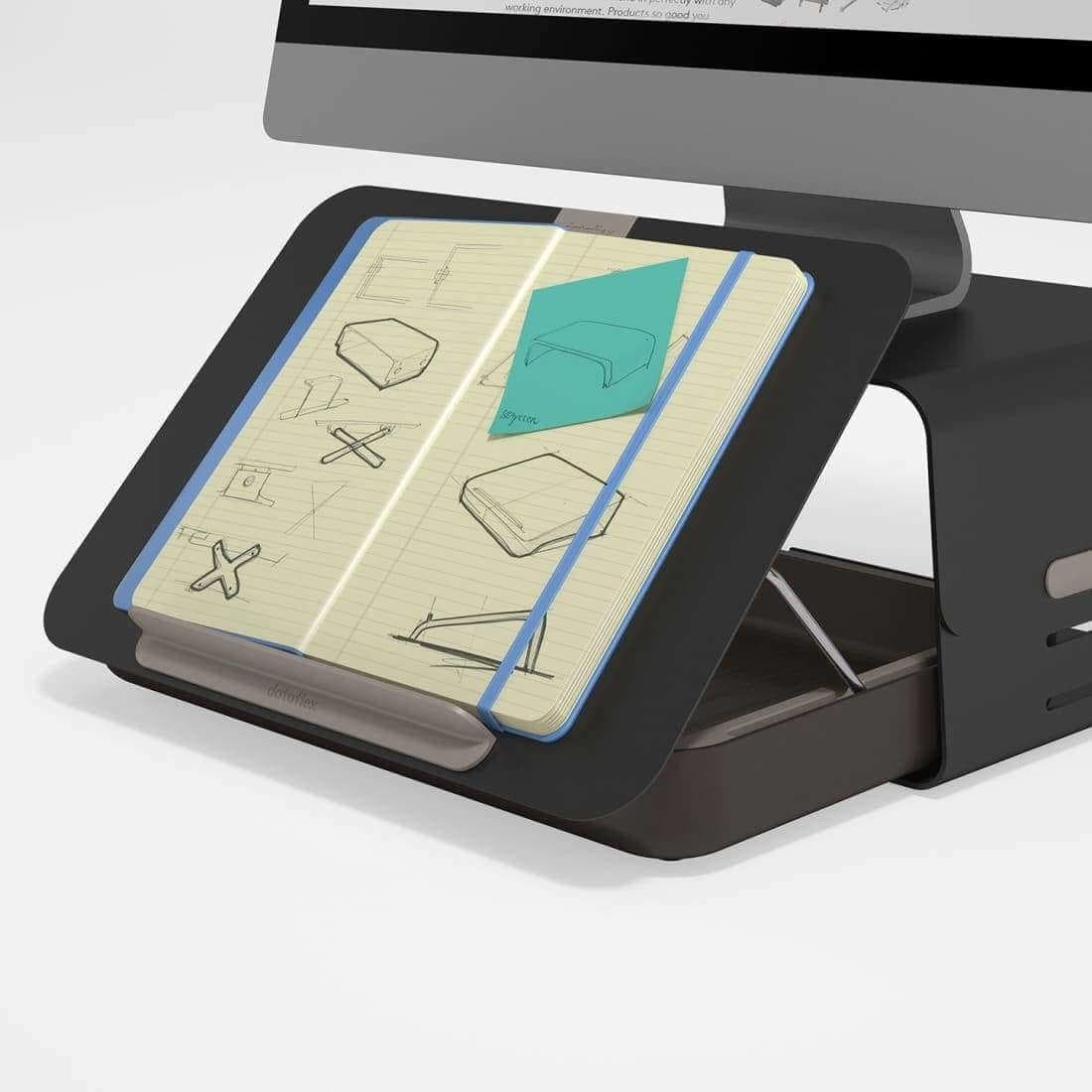 Dataflex Addit Bento® ergonomische bureauset 223 - Zwart -