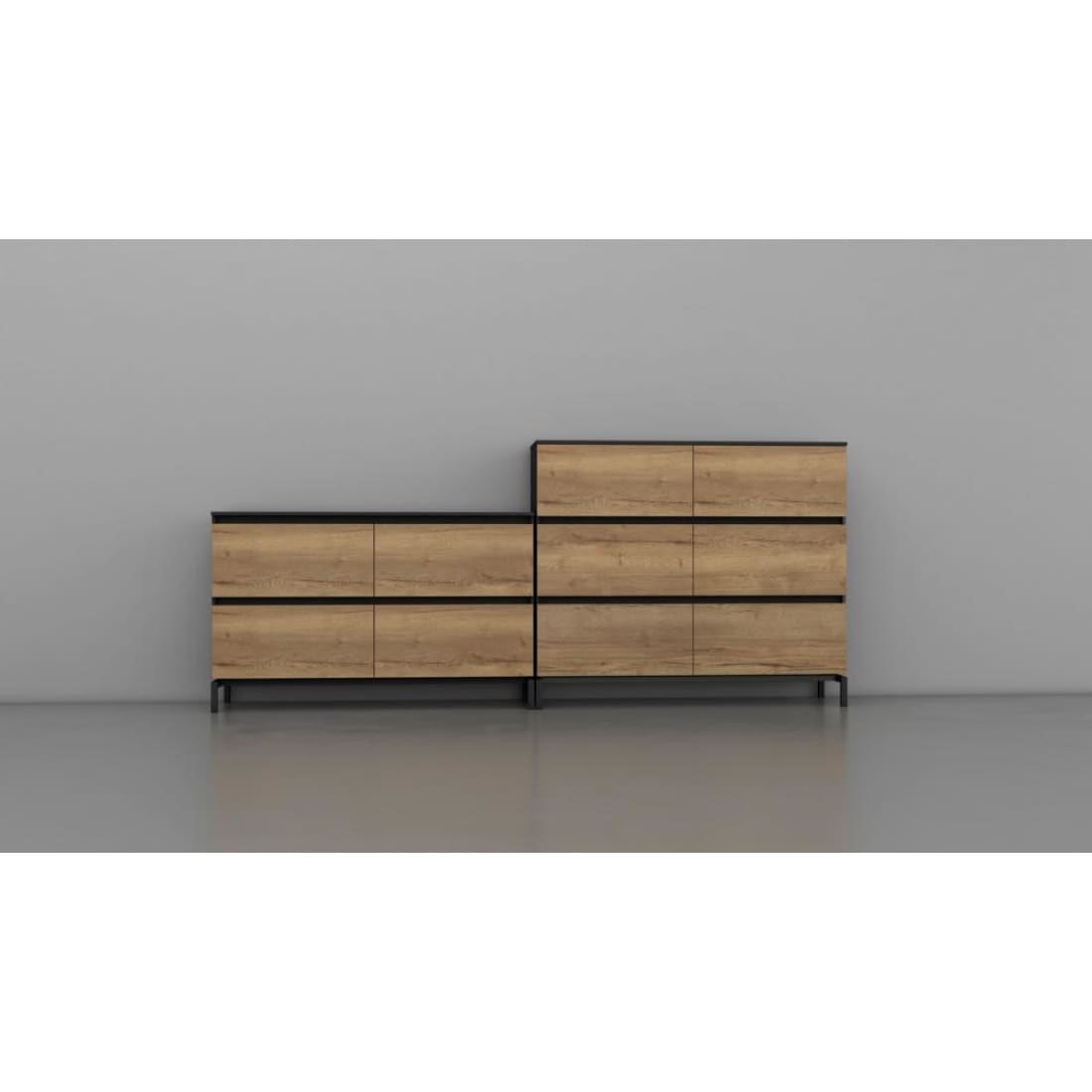 Dressoirkast Hudson Yards 160x44cm Halifax - Directiebureaus