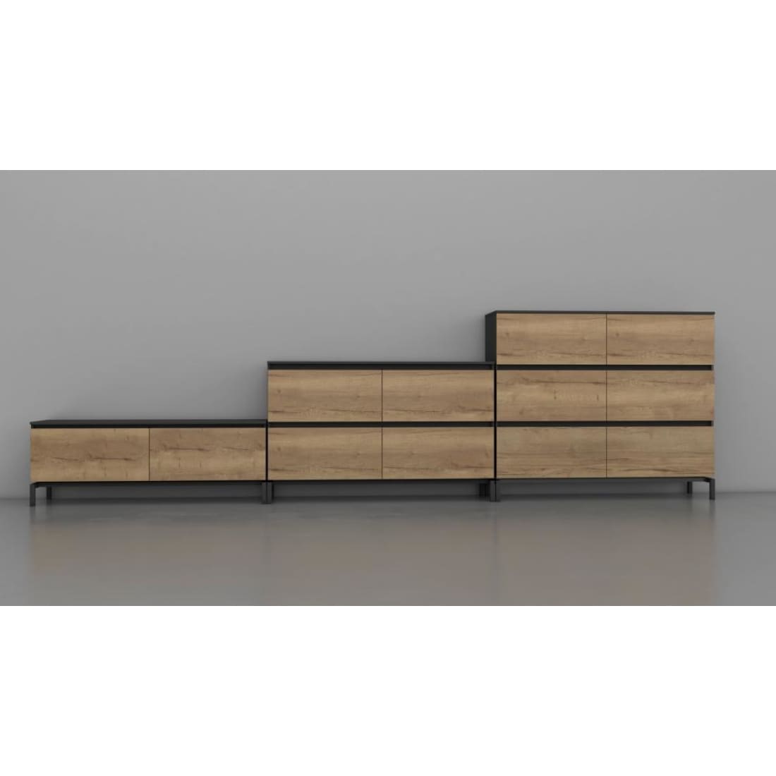 Dressoirkast Hudson Yards 160x44x155cm Halifax -