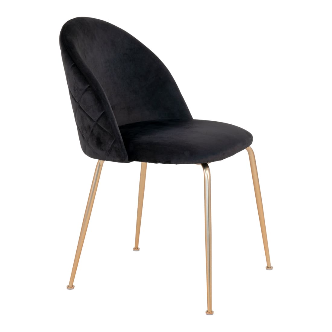 House Nordic | Eetkamerstoel Zwart Genève (Set van 2) -