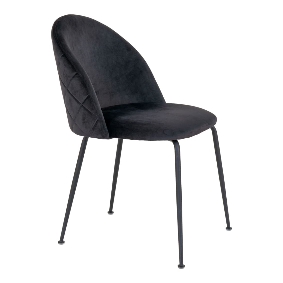 House Nordic | Eetkamerstoel Zwart Zwart Onderstel Genève