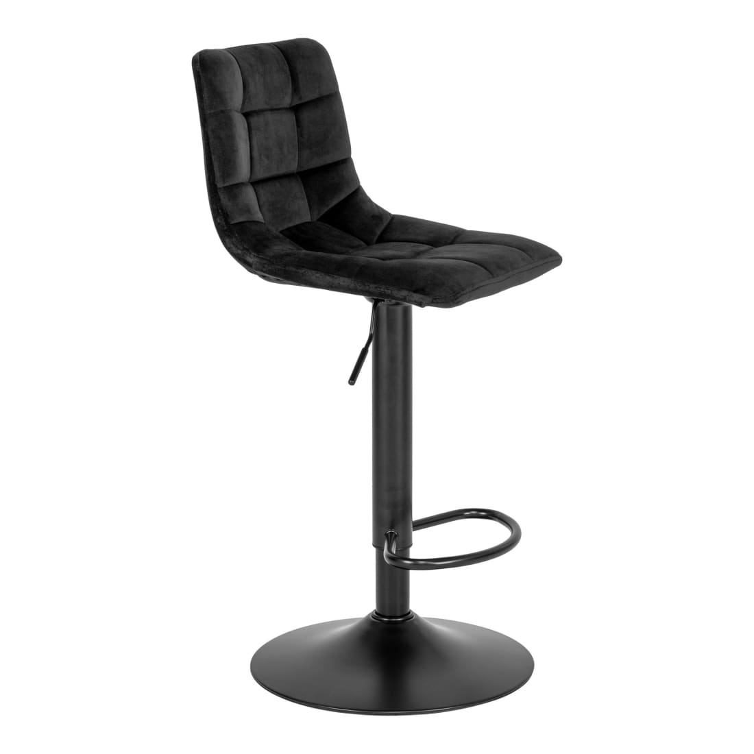 House Nordic Middelfart Barkruk Zwart (Set van 2) -
