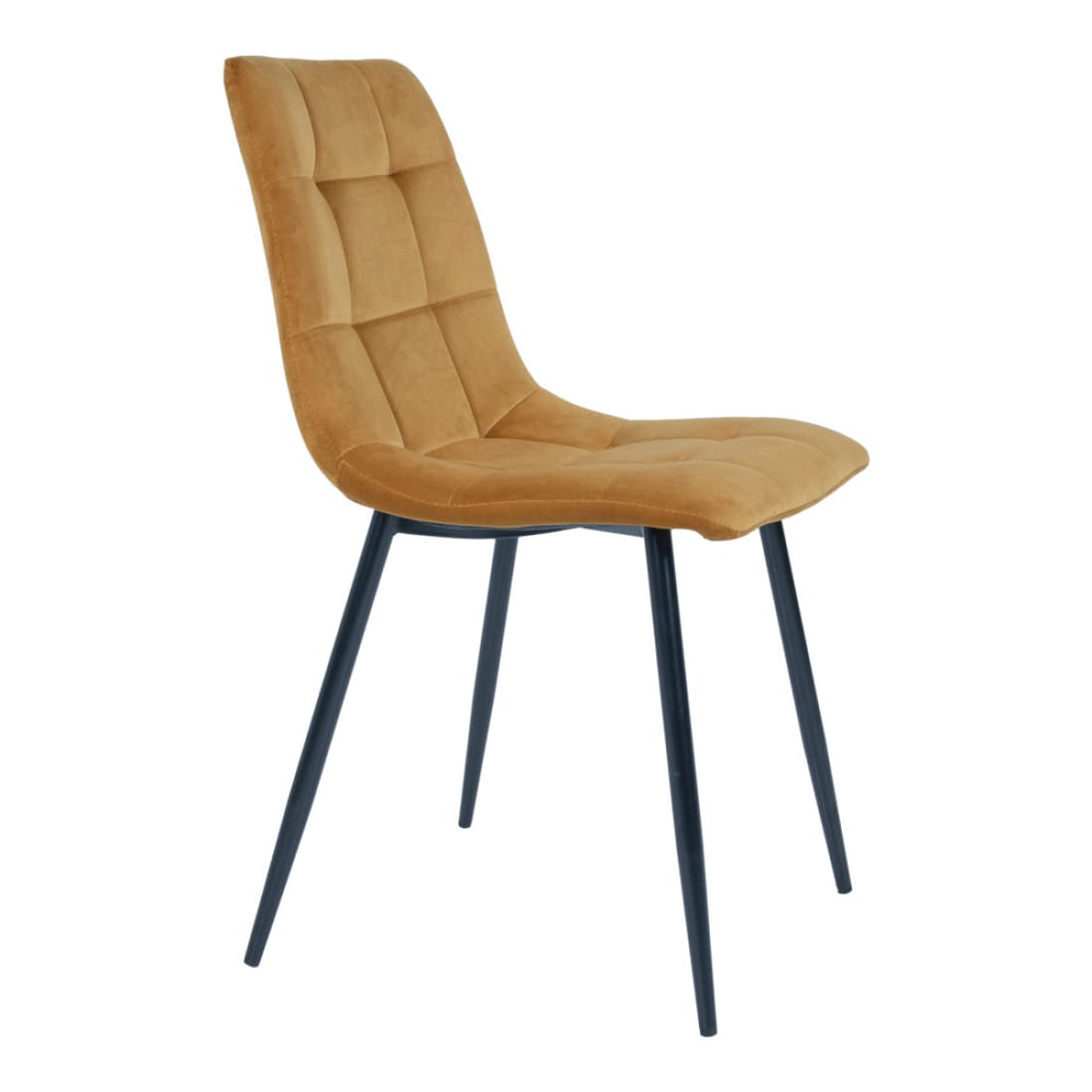 House Nordic Middelfart Eetkamerstoel Geel - Set van 2 stuks