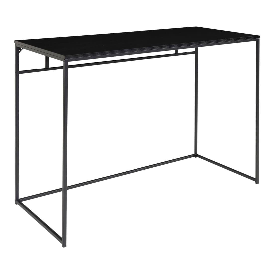 House Nordic Vita bureau - zwart metaal - zwart blad -