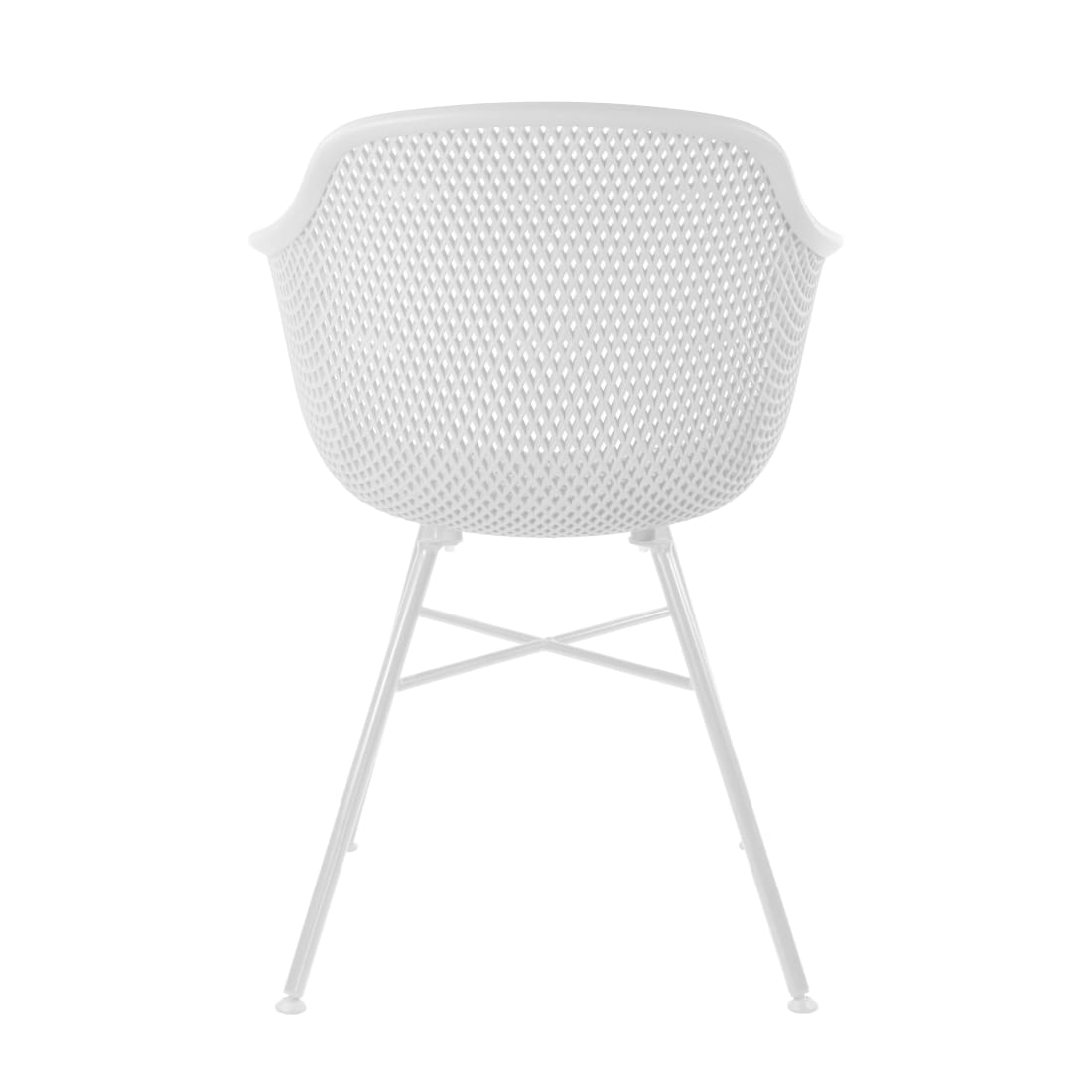 Kick Buitenstoel Indy wit - Wit frame - Buitenstoelen