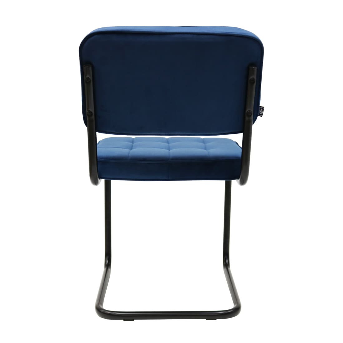Kick eetkamerstoel Ivy - Donkerblauw - Velvet
