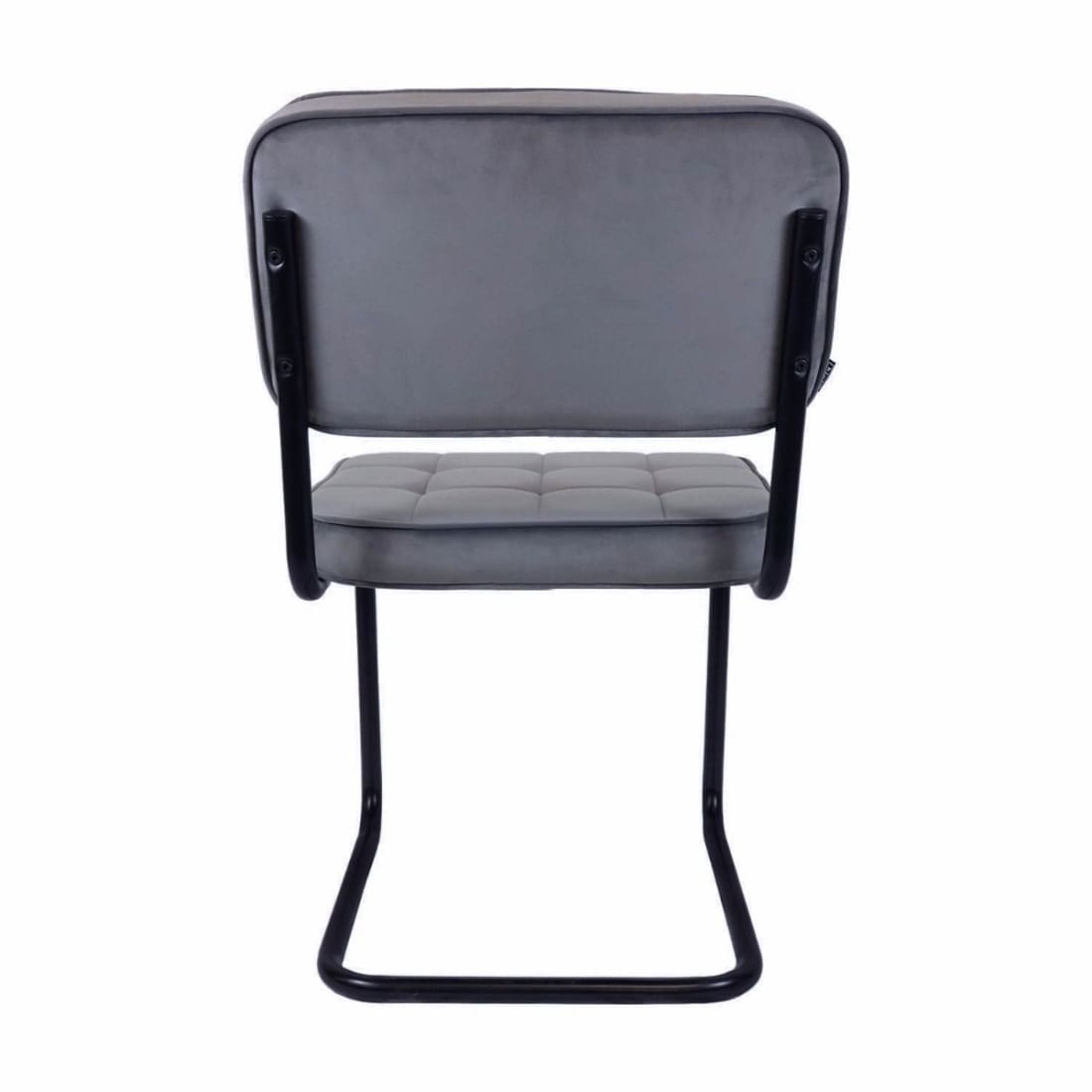 Kick eetkamerstoel Ivy - Grijs - Velvet eetkamerstoelen