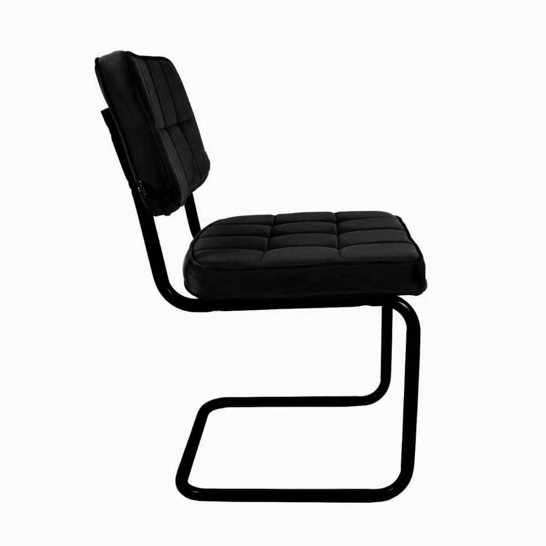 Kick eetkamerstoel Ivy - Zwart - Velvet eetkamerstoelen