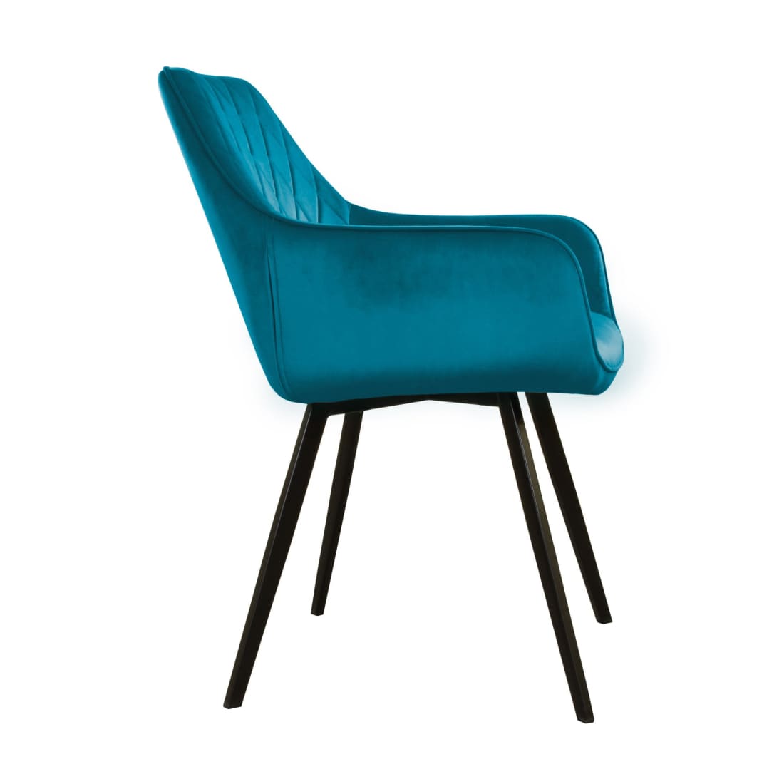 Kick eetkamerstoel Karl Velvet - Blauw - Velvet