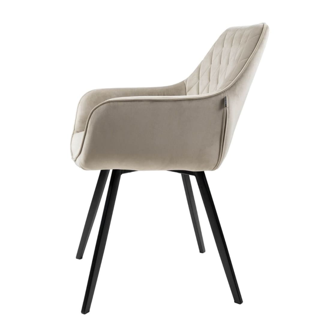 Kick eetkamerstoel Karl Velvet - Champagne - Velvet
