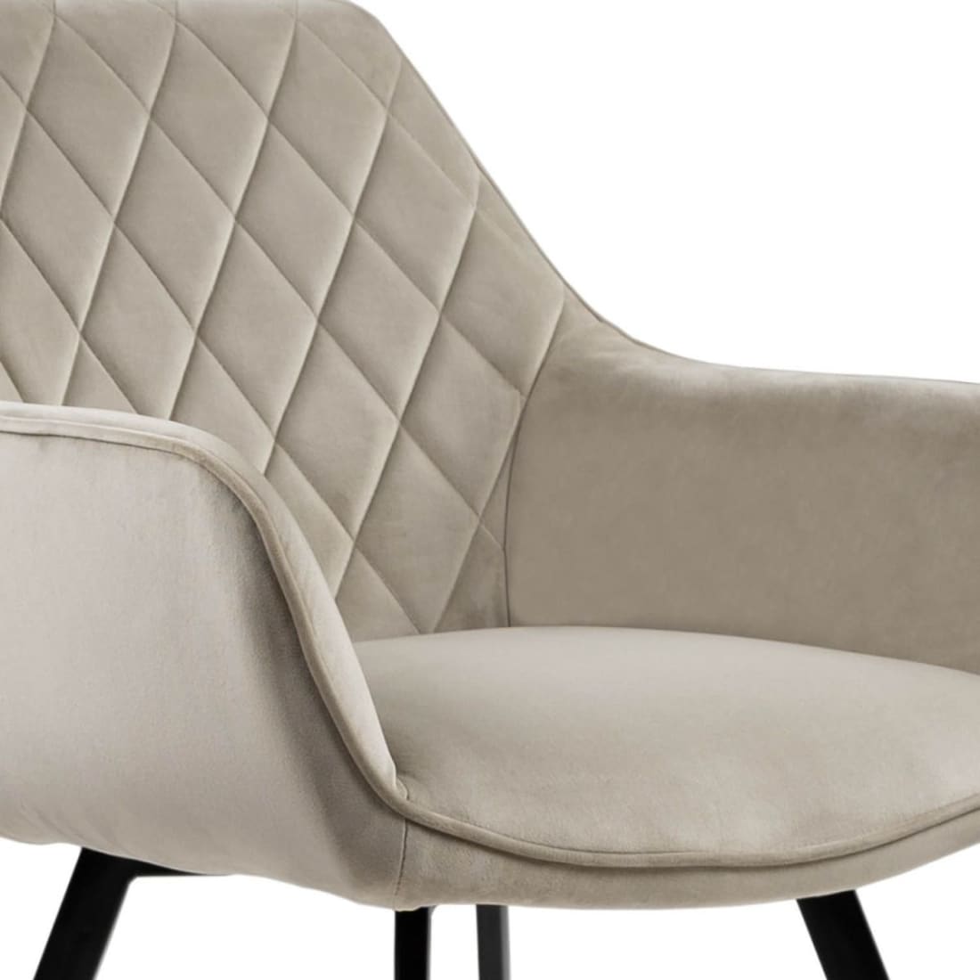 Kick eetkamerstoel Karl Velvet - Champagne - Velvet