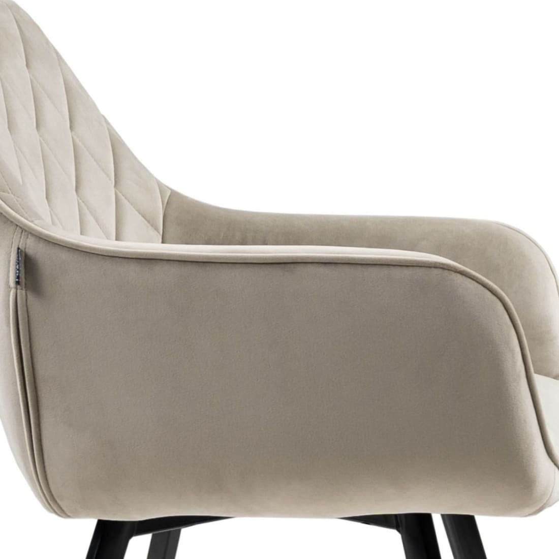 Kick eetkamerstoel Karl Velvet - Champagne - Velvet