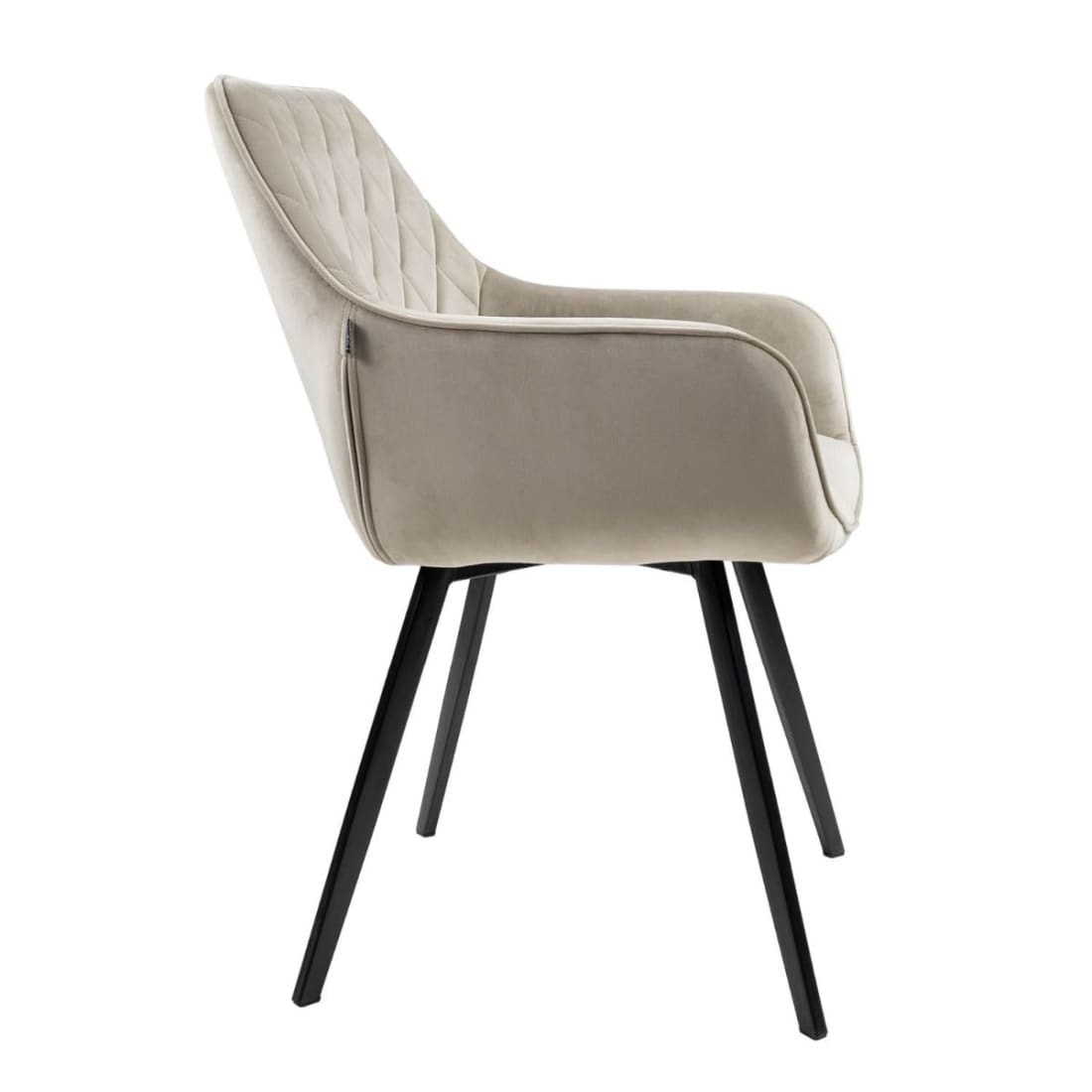 Kick eetkamerstoel Karl Velvet - Champagne - Velvet