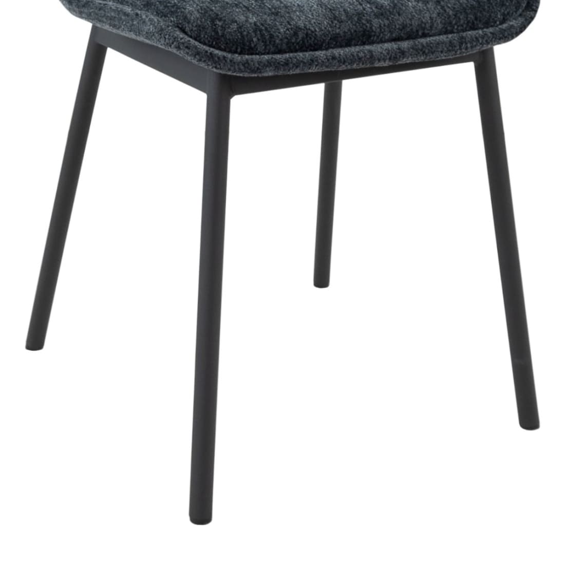 Kick Eetkamerstoel Lana - Blauw - Katoen eetkamerstoelen