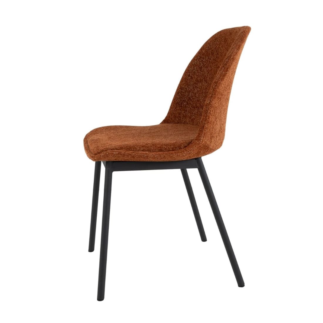 Kick Eetkamerstoel Lana - Oranje - Katoen eetkamerstoelen