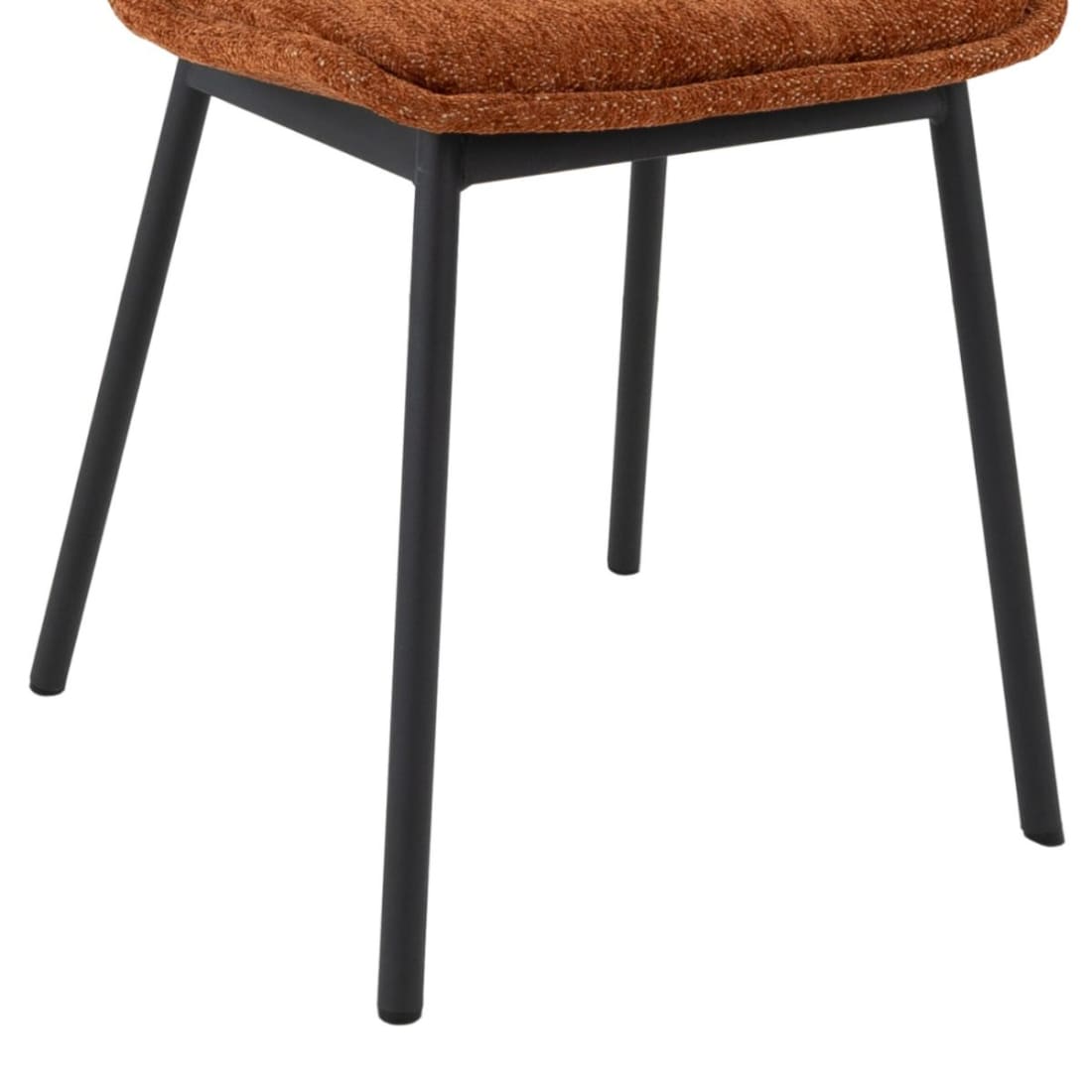 Kick Eetkamerstoel Lana - Oranje - Katoen eetkamerstoelen