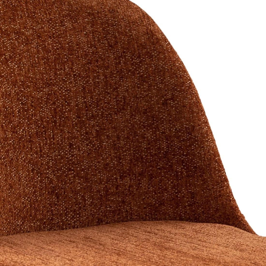 Kick Eetkamerstoel Lana - Oranje - Katoen eetkamerstoelen