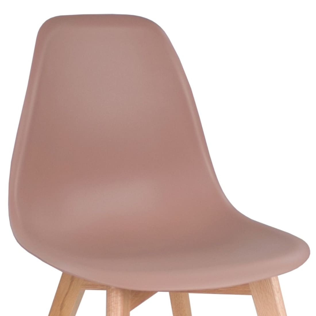Kick Eetkamerstoel Yuna - Roze - Kunststof eetkamerstoelen