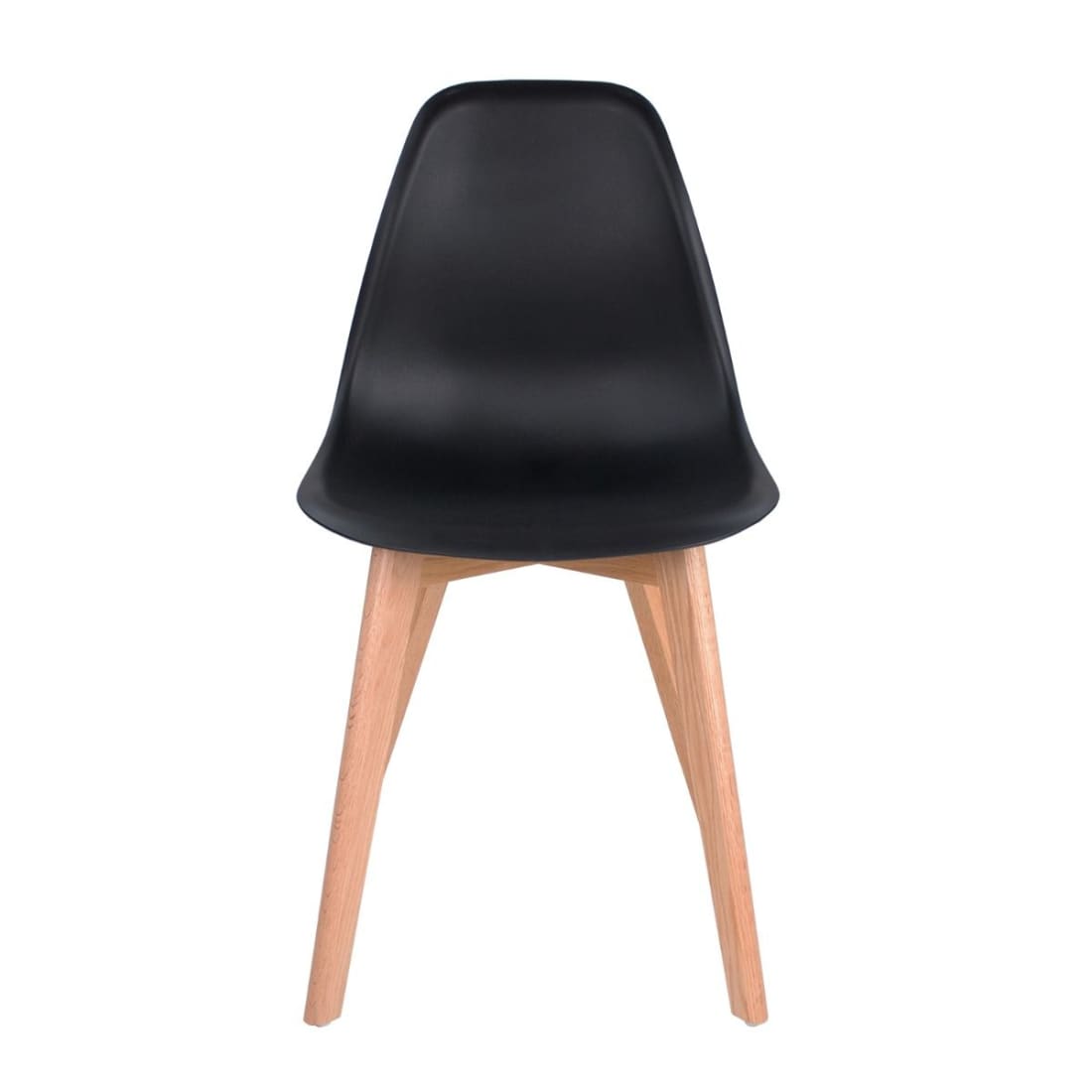 Kick Eetkamerstoel Yuna - Zwart - Kunststof eetkamerstoelen