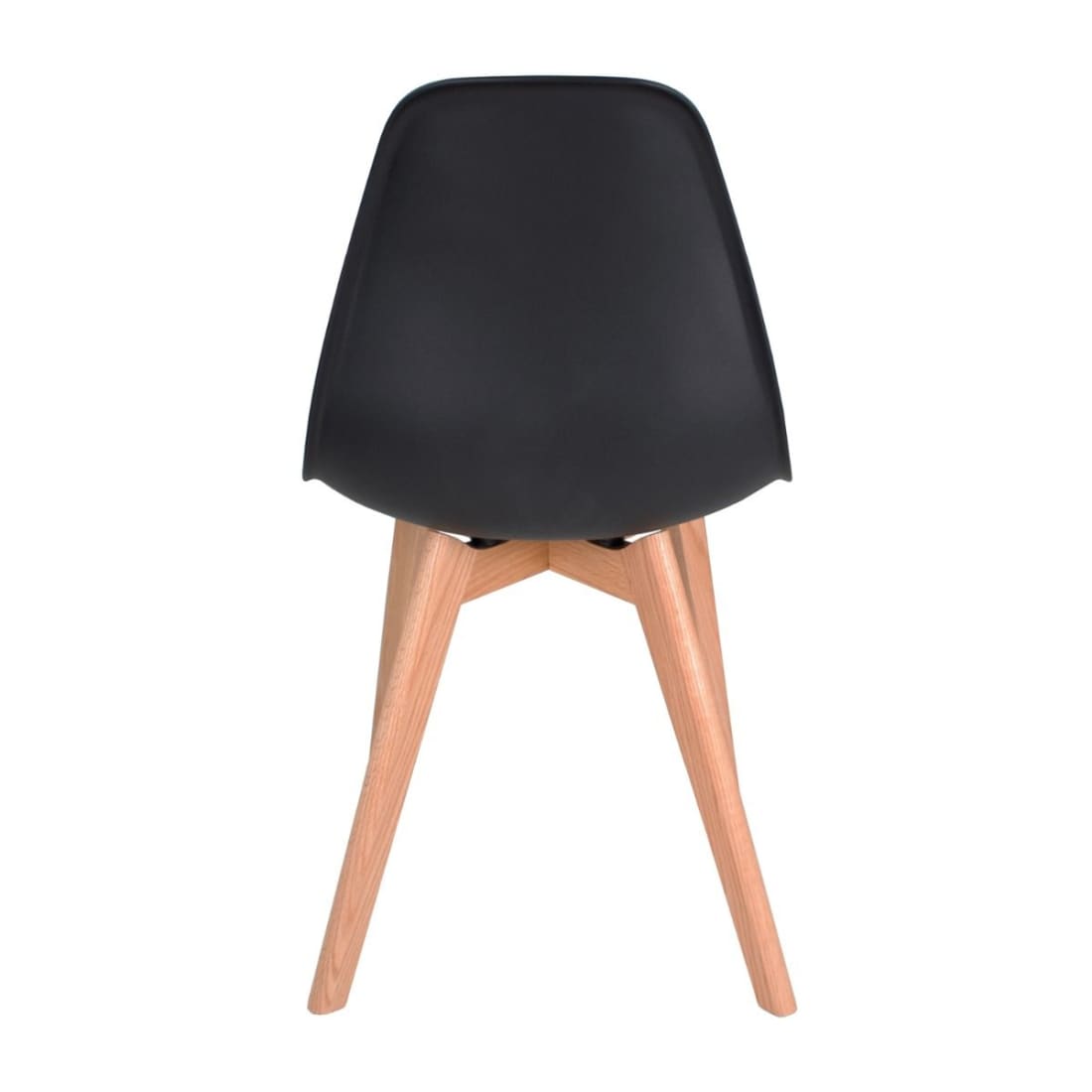 Kick Eetkamerstoel Yuna - Zwart - Kunststof eetkamerstoelen