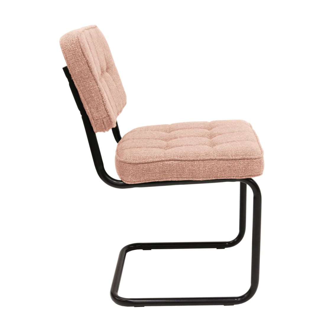Kick eetkamerstoel Yves - Roze - Katoen eetkamerstoelen