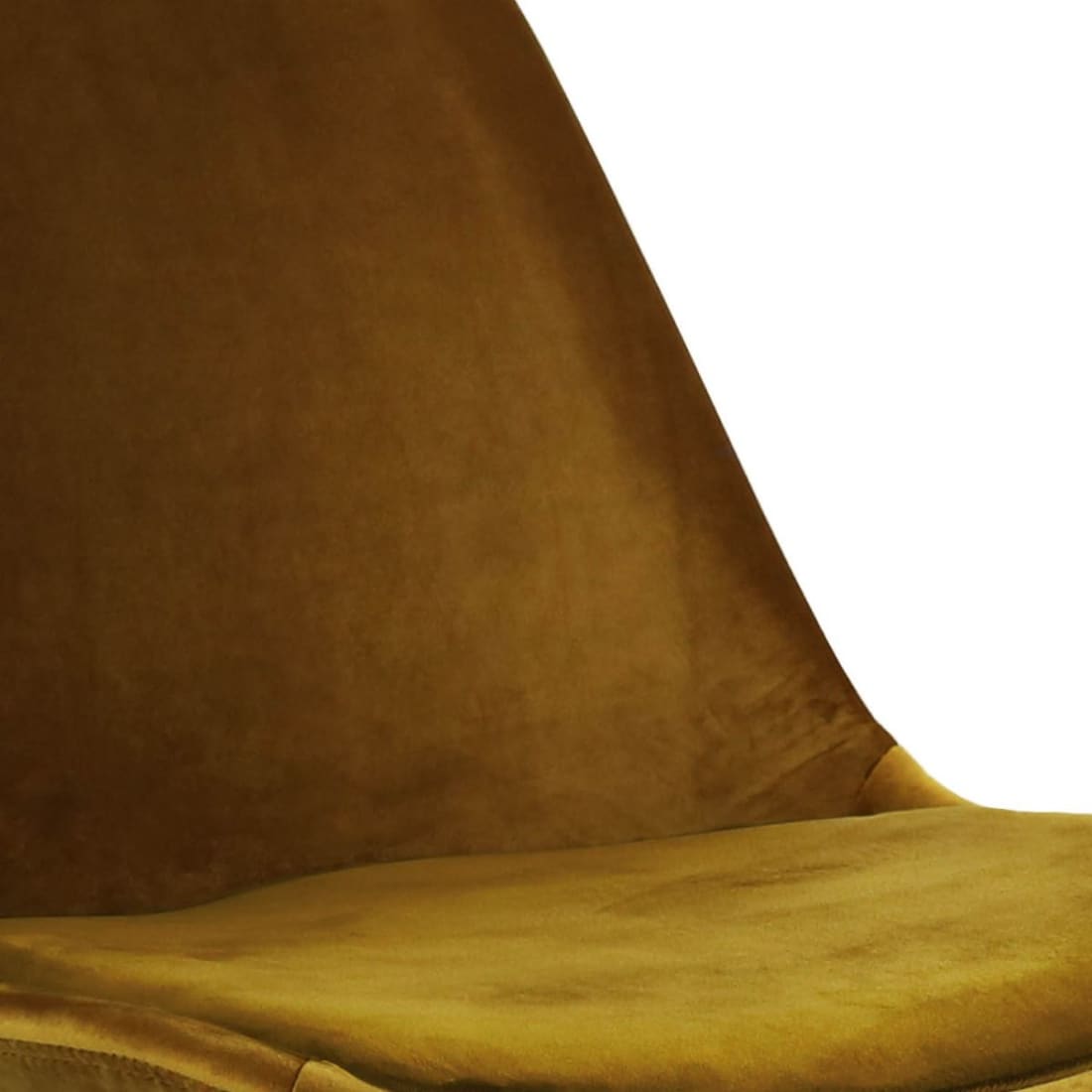 Kick Kuipstoel Velvet Goud Frame - Goud - Velvet
