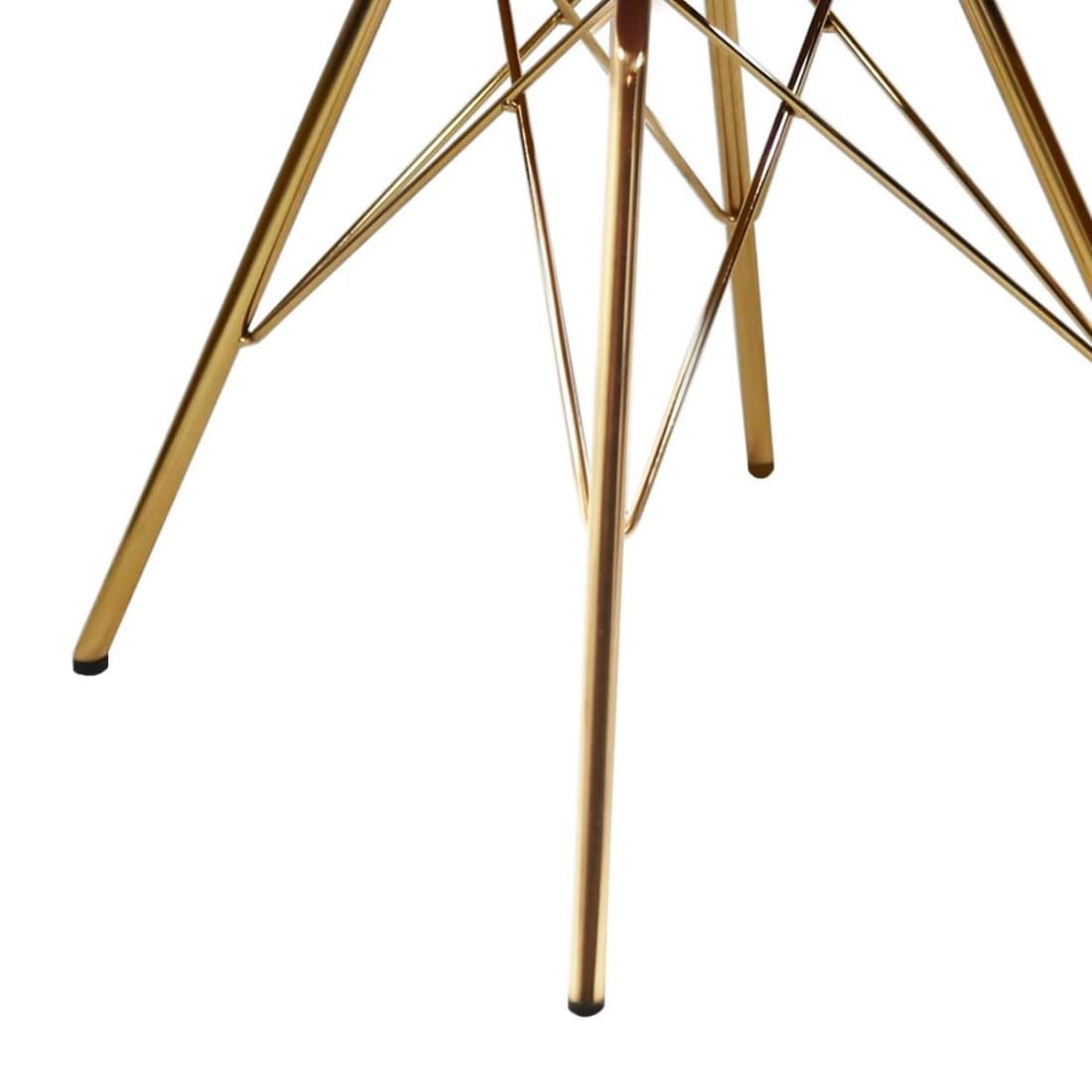 Kick Kuipstoel Velvet Goud Frame - Ivoor - Velvet