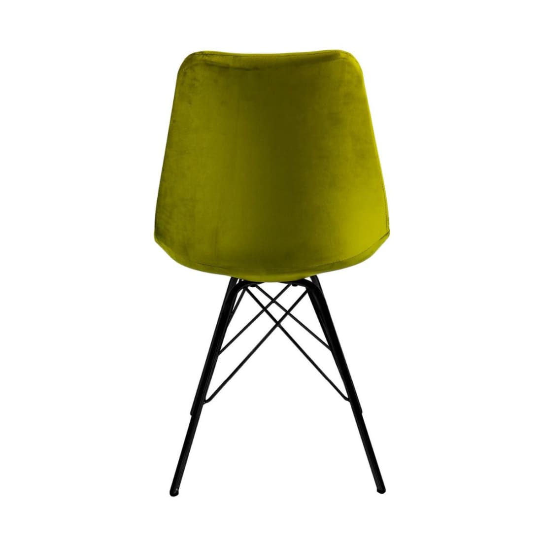 Kick Kuipstoel Velvet Zwart Frame - Groen - Velvet