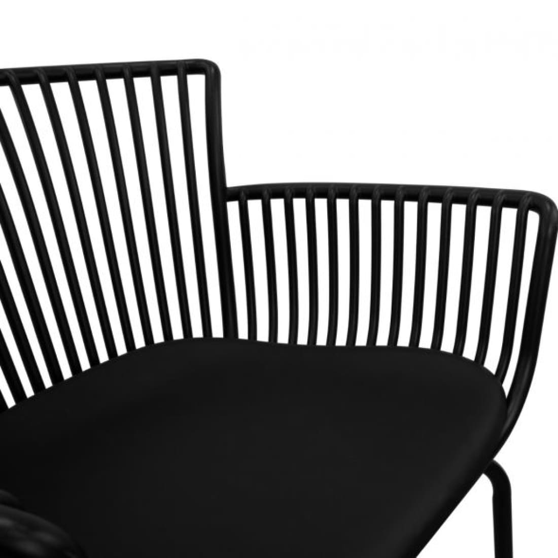 Kick Tuinstoel Otis - Zwart - Kunststof eetkamerstoelen
