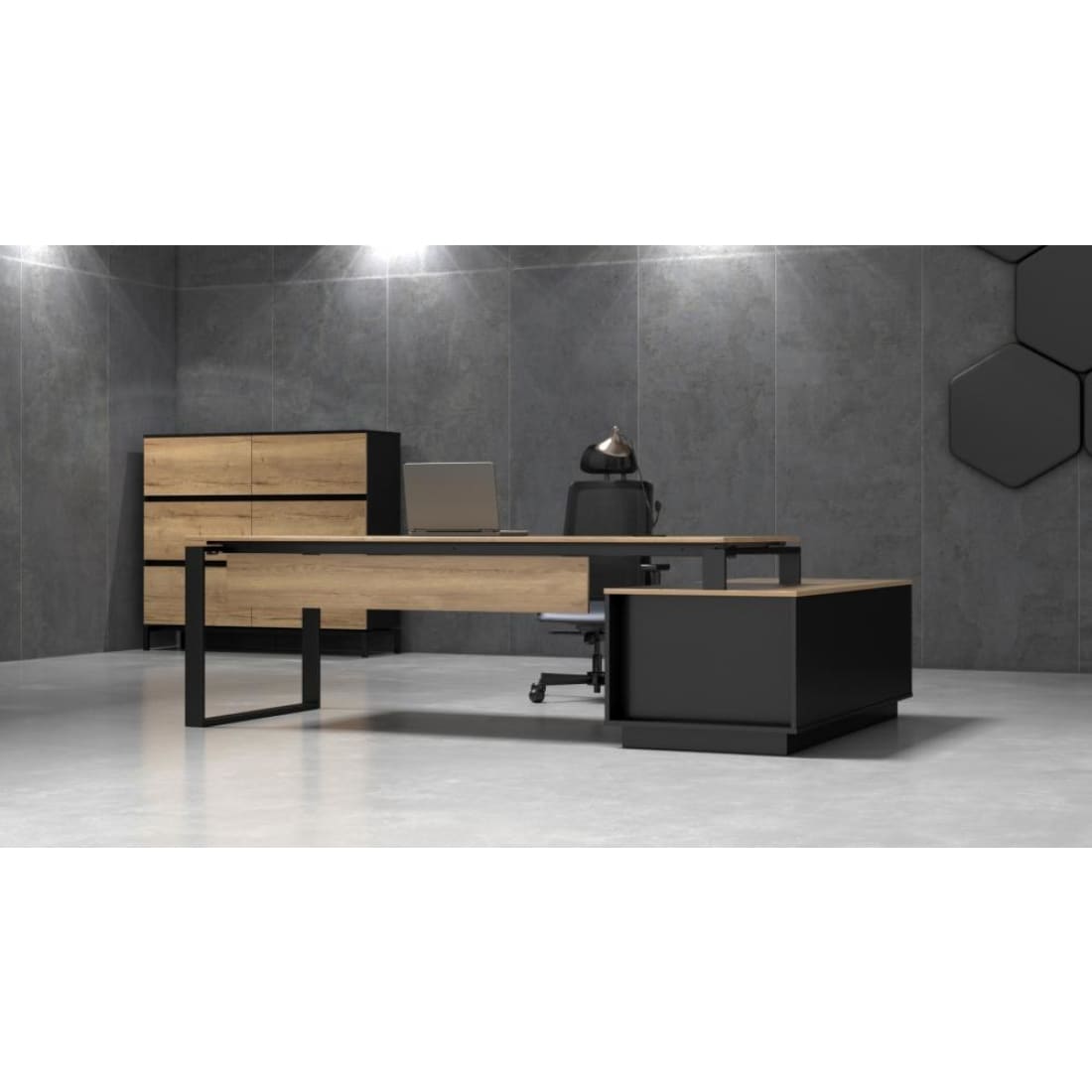 L-Directiebureau Hudson Yards 224x180cm Rechts Halifax -