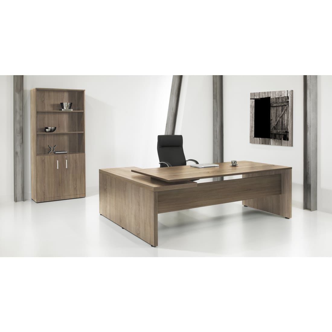 L-Directiebureau Zuidas 230x172cm Robson Eiken -