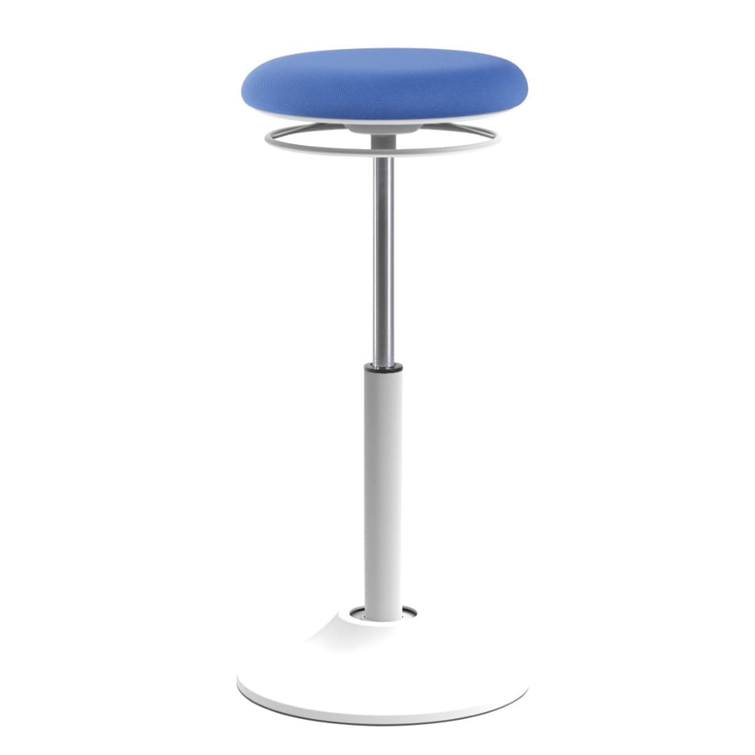 Mango Blauw/Wit Stof 540-795mm gasveer voet - Zit-sta