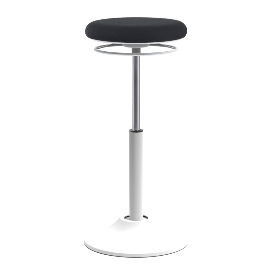 Mango Zwart/Wit Stof 540-795mm gasveer voet - Zit-sta