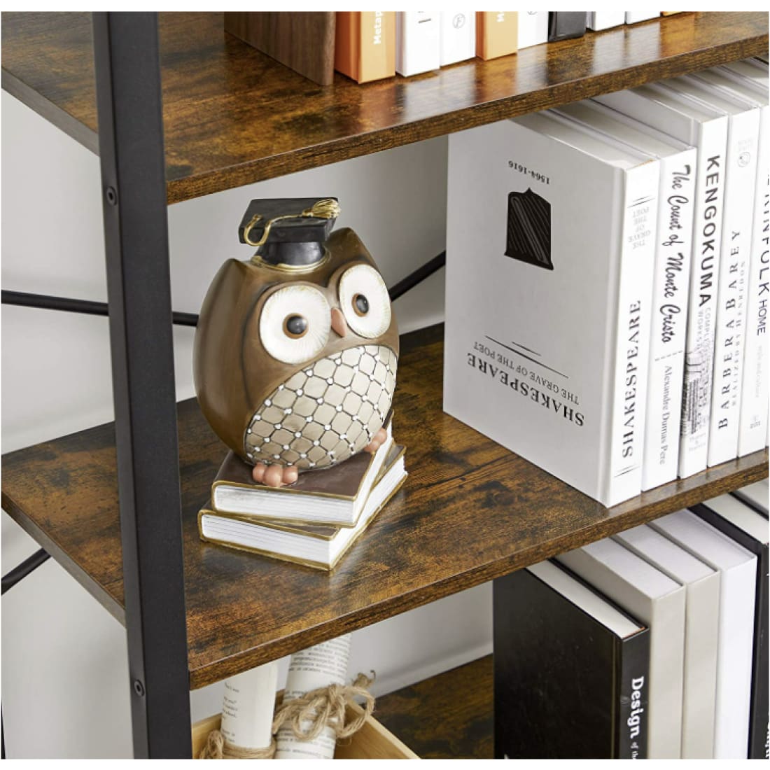 Mazazu Boekenkast - Boekenrek - Industrieel - 6 Lagen -
