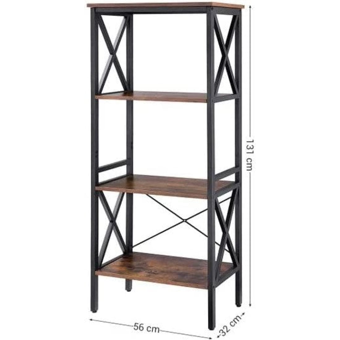 Mazuza - Boekenrek - Opbergkast - Industrieel - Metaal -