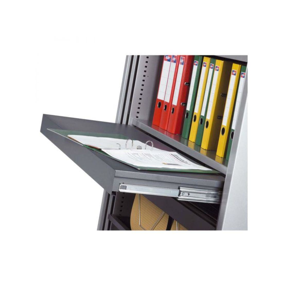 Uittrekbaar legbord R-serie - Antraciet - Legborden