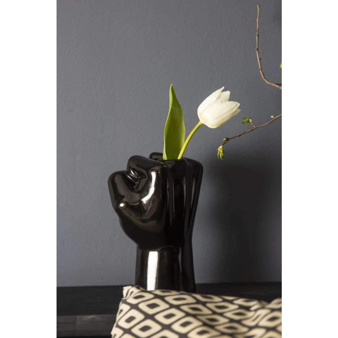 Vaas Zwart FCKVASE - Zwart - Vaas