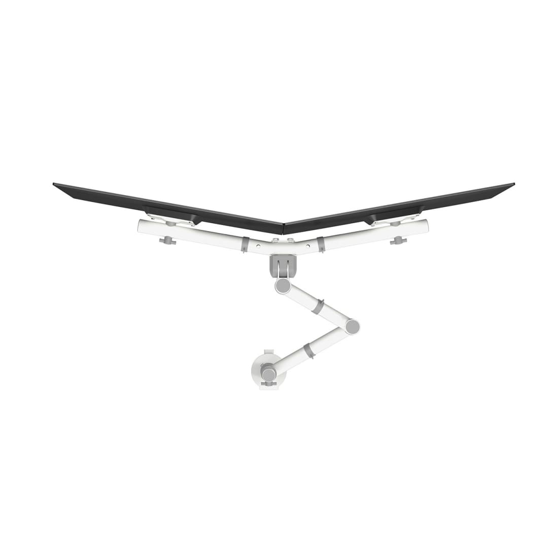 Viewgo monitorarm met 2 armen - Desko wit BS EN ISO 9241 Monitorarm DataFlex