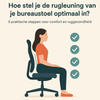 Hoe stel je de rugleuning van je bureaustoel optimaal in?