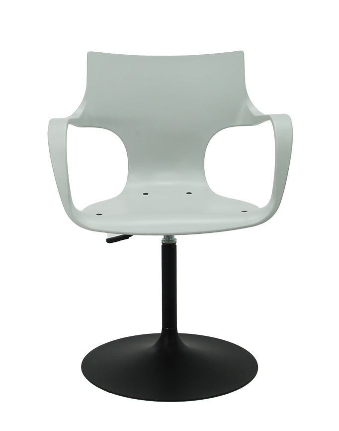 Sample Sale - Workliving Jim Stoel - Wit - Trompet Onderstel - Set van 5