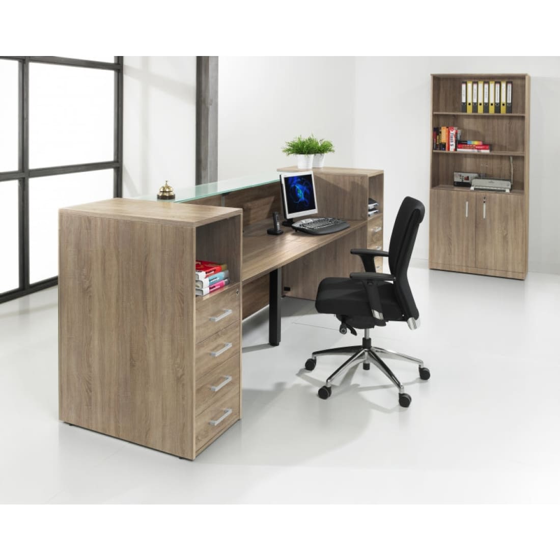 Manhattan Ontvangstbalie Manage IT 288 cm - Halifax Eiken -